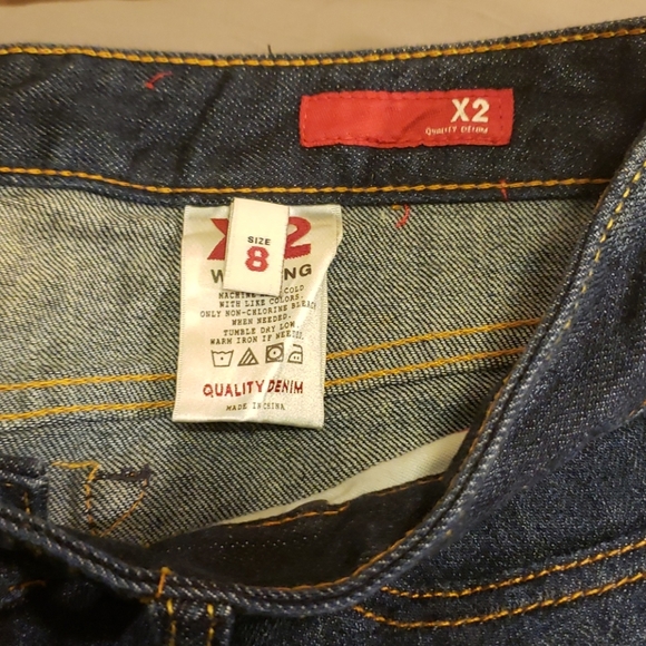 X2 QUALITY DENIM JEANS CAPRIS - Picture 2 of 8